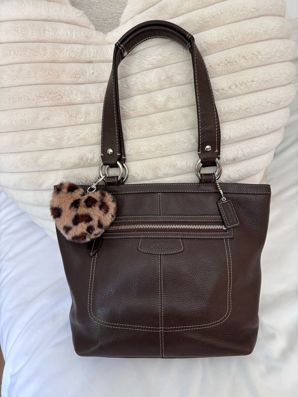 2010 Coach Penelope Brown Pebbled Leather Shoulder Bag14683